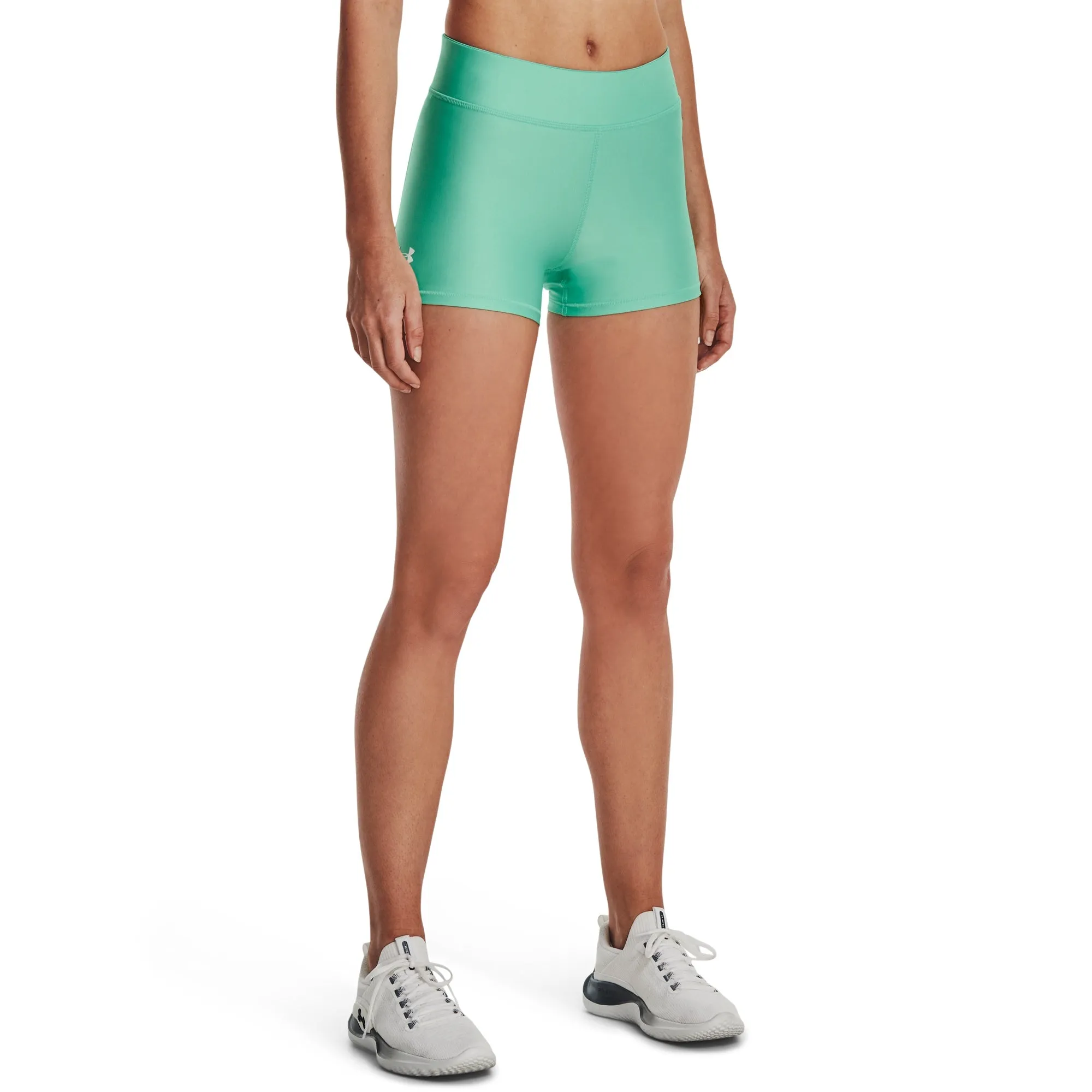 Under Armour Womens UA Heatgear Armour Shorts - Green sold by Zulily
