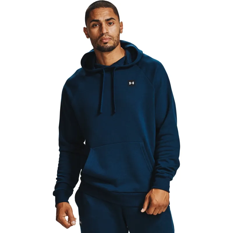 Under Armour Mens UA Rival Fleece Hoodie - Academy made by Under Armour