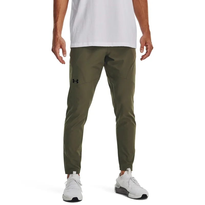 Under Armour Mens UA Unstoppable Tapered Jogging Bottoms - Green made by Under Armour