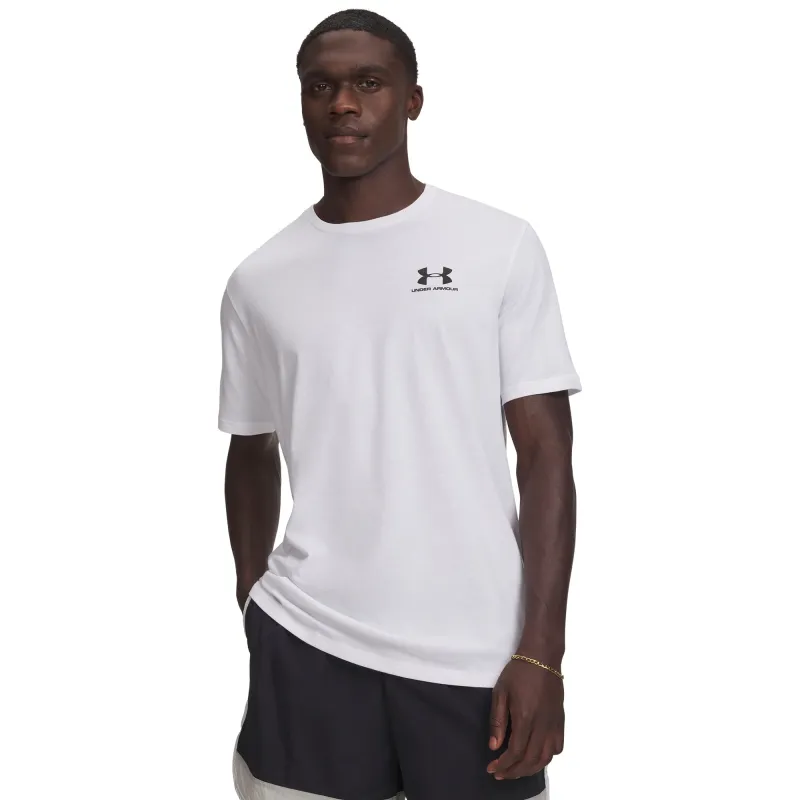 Under Armour Mens UA Sportstyle Left Chest Short Sleeve T-Shirt - White made by Under Armour