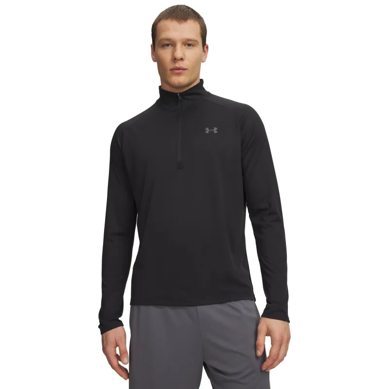 Under Armour Mens UA Tech 2.0 1/2 Zip Sweatshirt - Black made by Under Armour