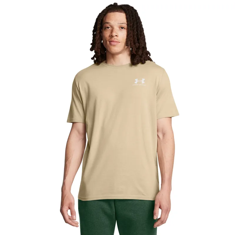 Under Armour Mens UA Sportstyle Left Chest Short Sleeve T-Shirt - Khaki made by Under Armour