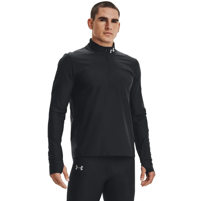 Under Armour Mens UA Sweatshirt Qualifier Half Zip - Black made by Under Armour