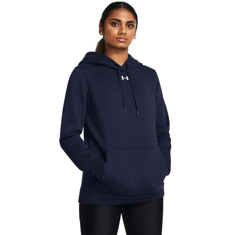 Under Armour Womens UA Hustle Fleece Hoody - Midnight made by Under Armour