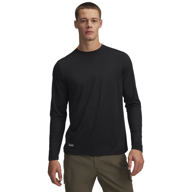 Under Armour Mens UA Tac Tech Long-Sleeve Tee - Black made by Under Armour