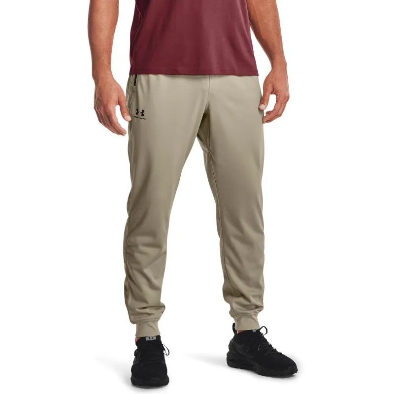 Under Armour Mens UA Sportstyle Tricot Jogger - City Khaki/Black made by Under Armour