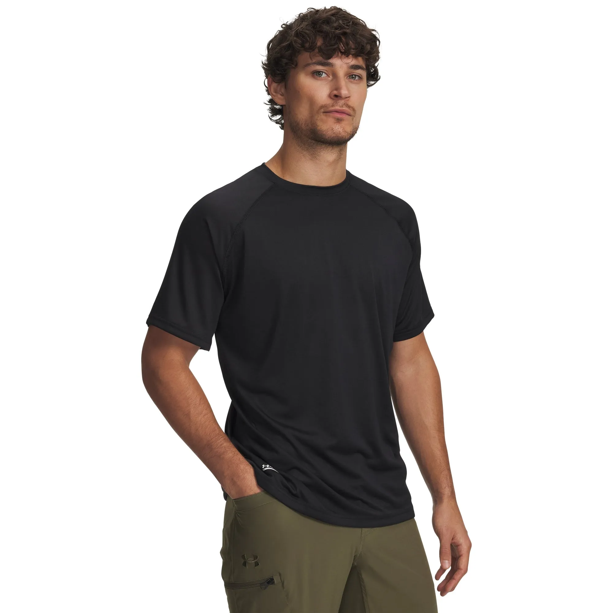 Under Armour Mens UA Tac Tech Tee - Black sold by Zulily