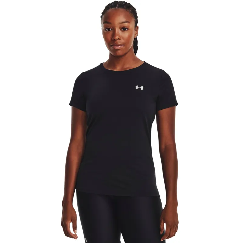 Under Armour Womens UA Crew Neck Performance Tech T-Shirt - Black made by Under Armour