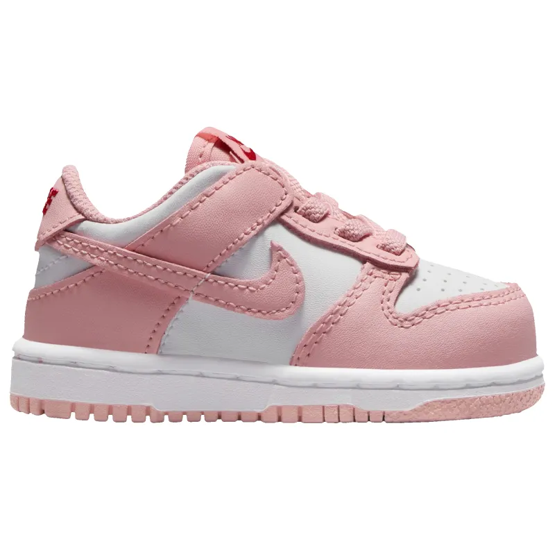Nike Women's Dunk Low - White/Pomegranate made by Nike