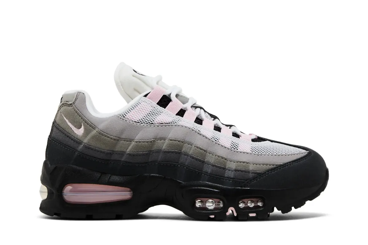 Nike Women's Air Max 95 OG - Black/Pink Foam/White/Reflective Silver made by Nike