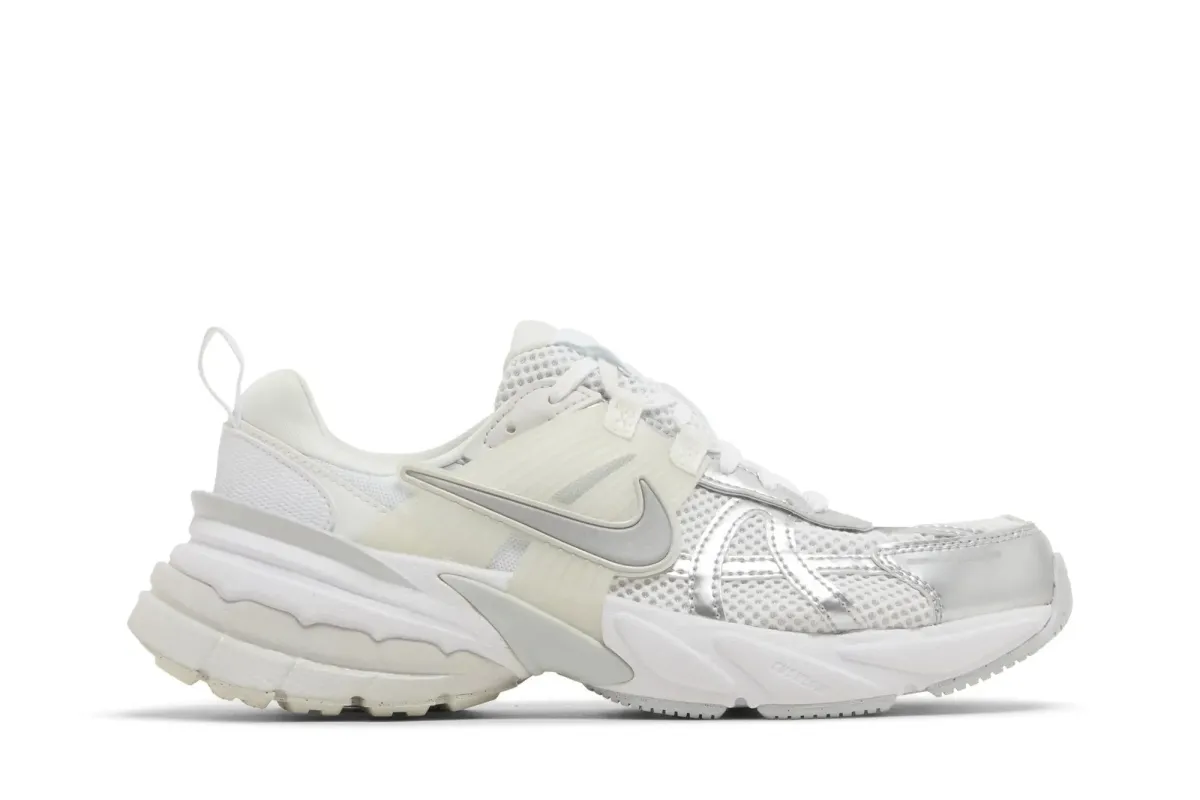 Nike Women's V2K Run - Metallic Silver/White made by Nike