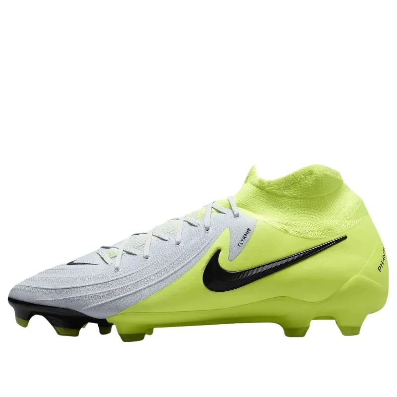 Nike Men's Phantom Luna 2 Pro FG -Metallic Silver/Volt/Black made by Nike