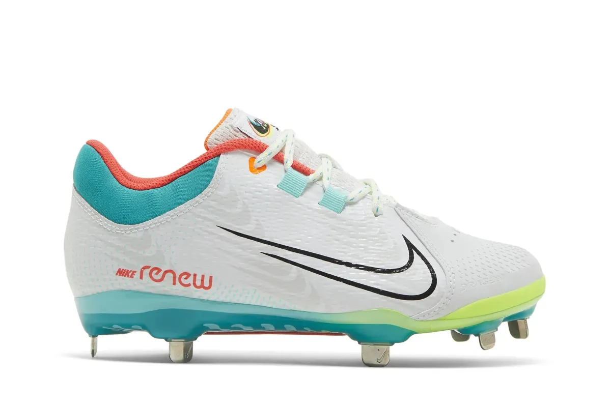 Nike Women's Hyperdiamond 4 Pro - White/Turbo Green made by Nike