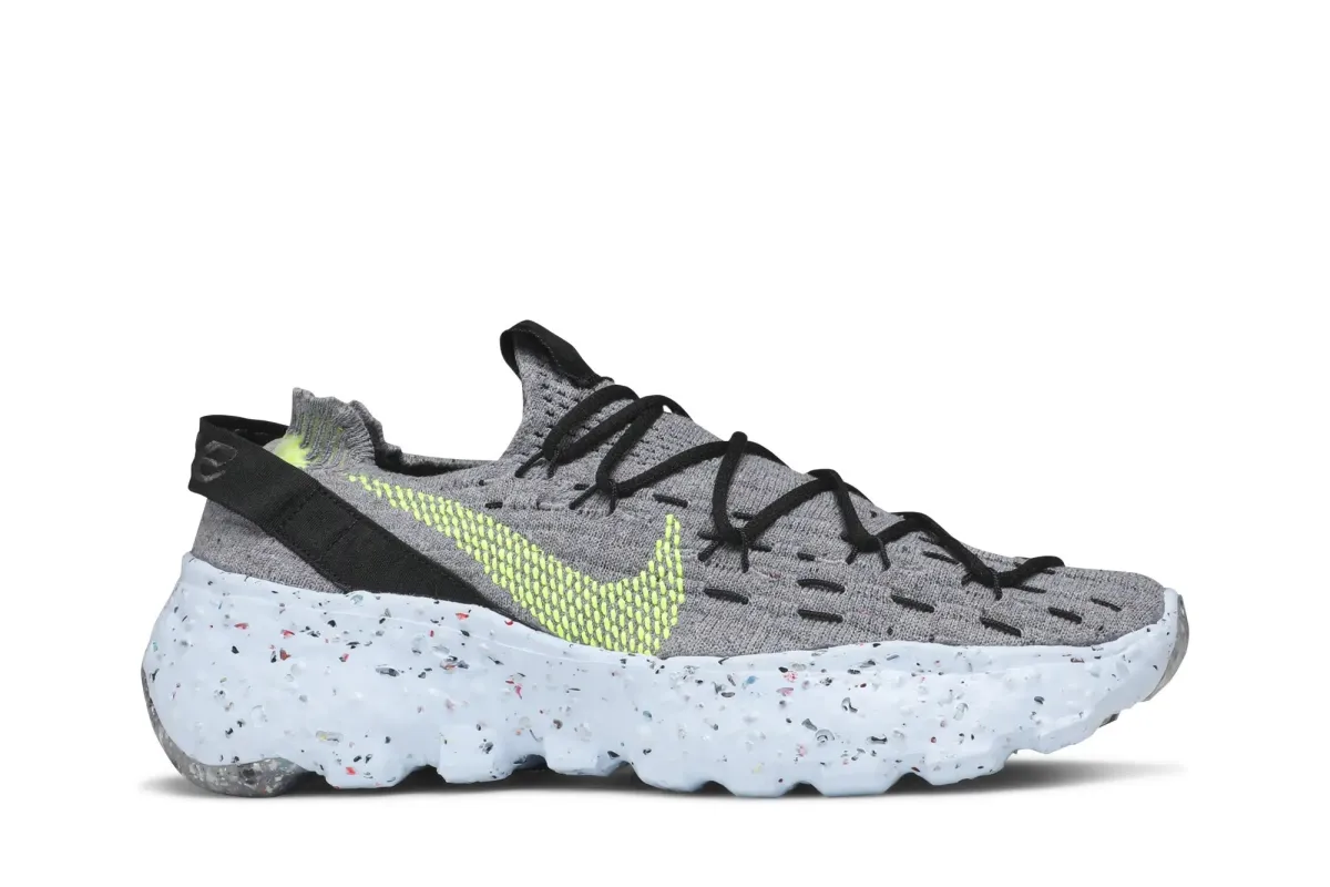 Nike Women's Space Hippie 04 - Grey/Volt made by Nike