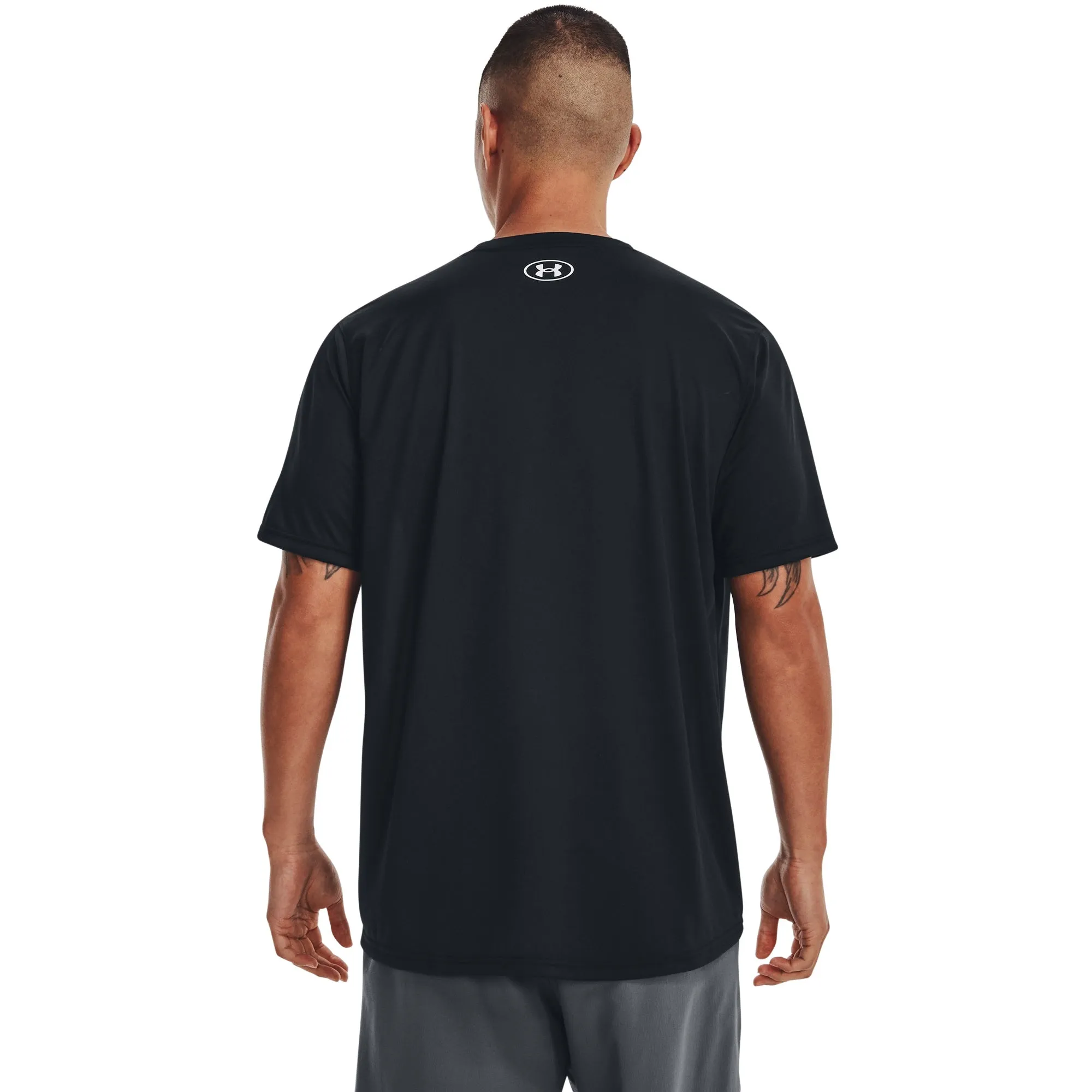 Under Armour Men's Tech Short Sleeve - Tall Length - Black sold by Zulily product image thumbnail 2