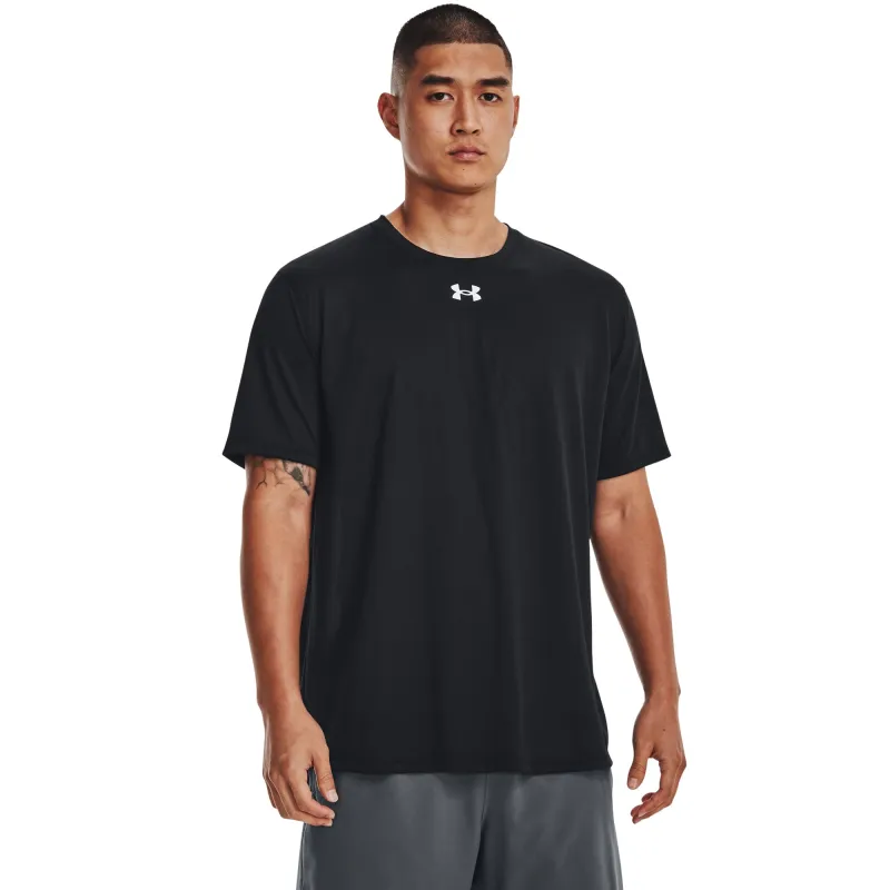 Under Armour Men's Tech Short Sleeve - Tall Length - Black made by Under Armour