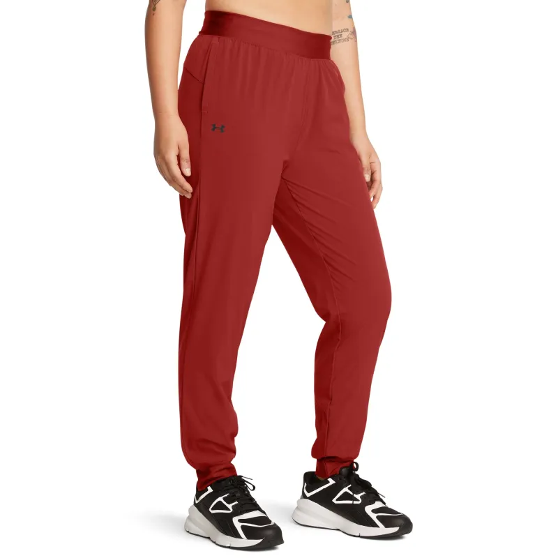 Under Armour Women's Rival High-Rise Woven Pants - Light Marroon made by Under Armour