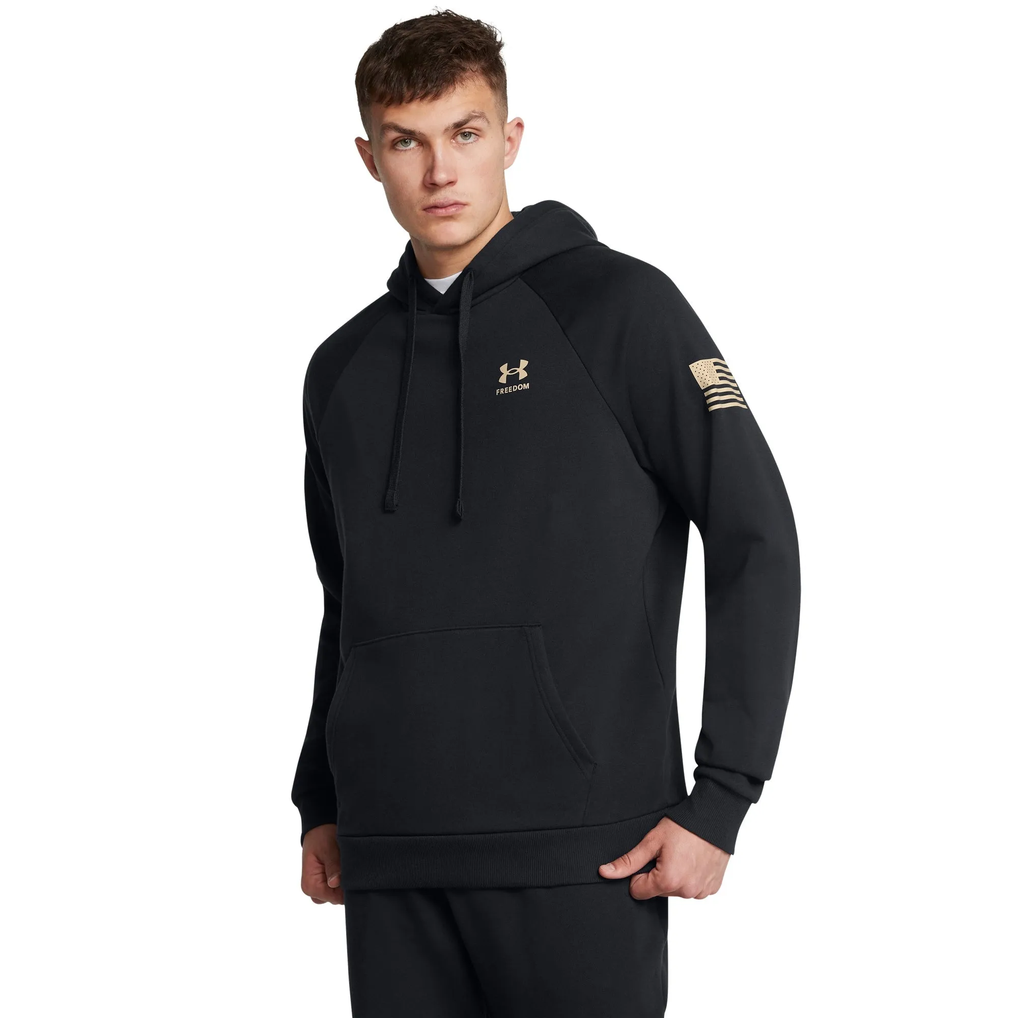 Under Armour Men's Freedom Flag Hoodie - Black sold by Zulily