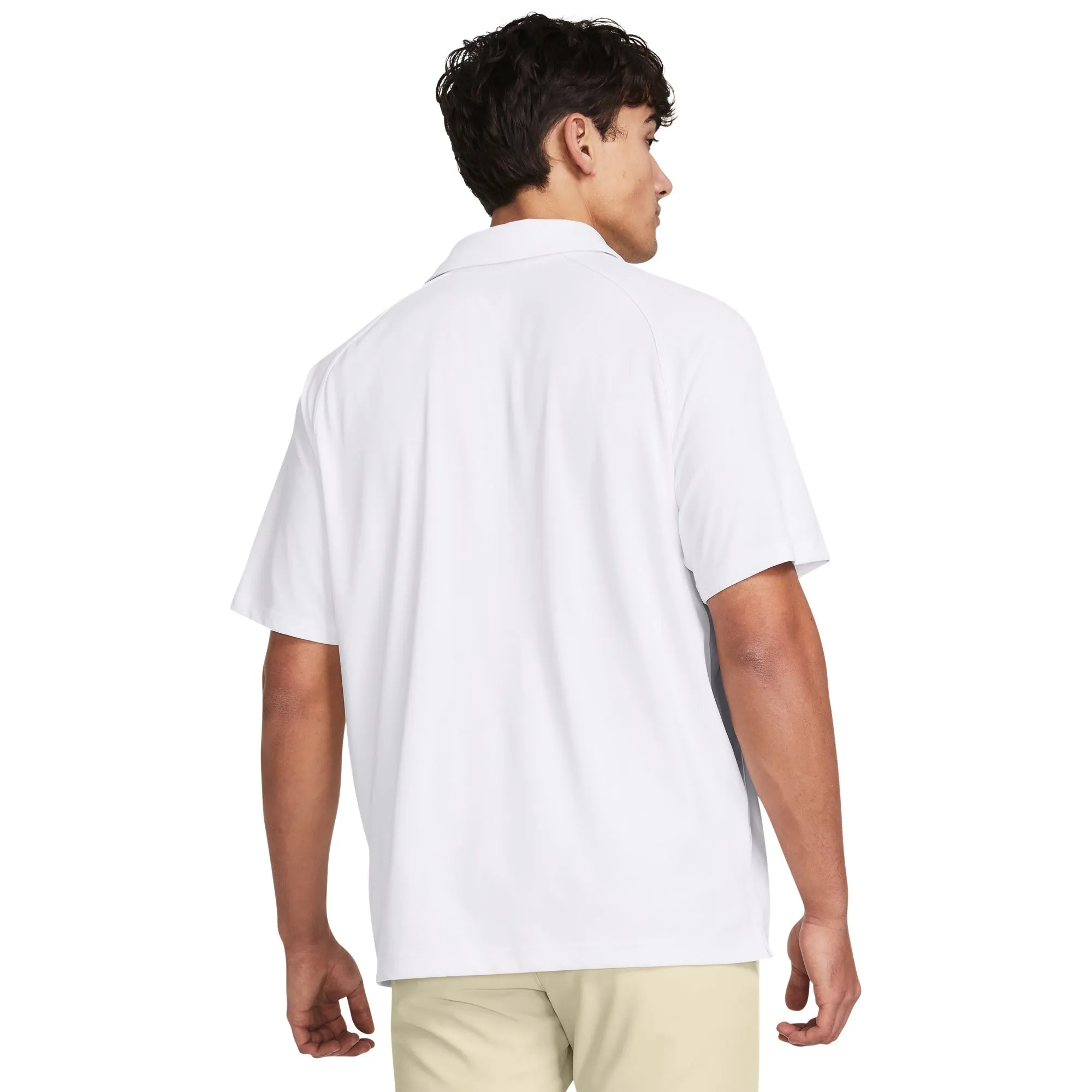 Under Armour Men's Title Polo - White/Mod Grey sold by Zulily product image thumbnail 2
