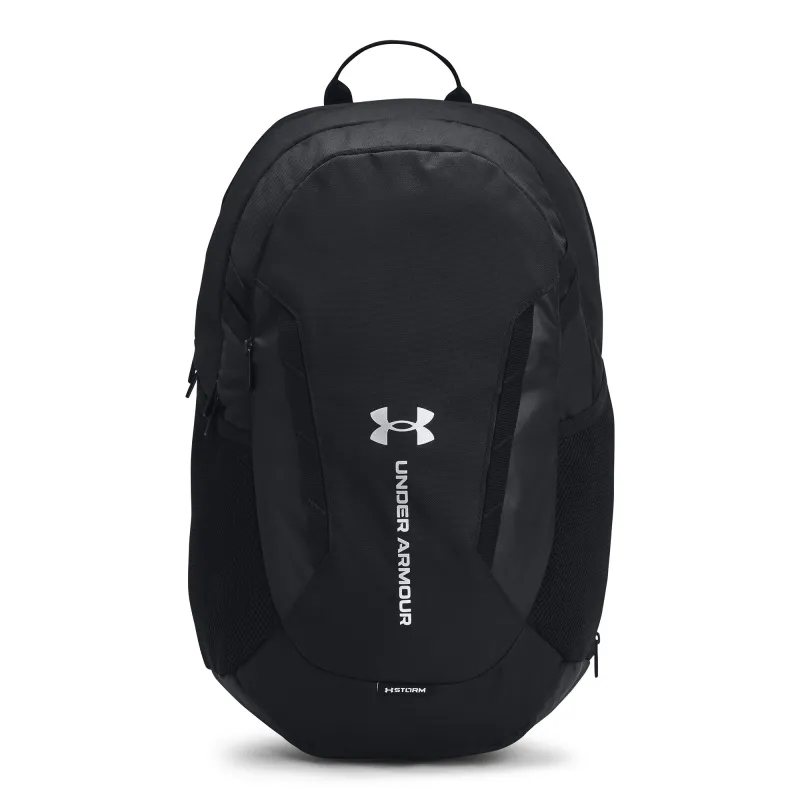 Under Armour Unisex Hustle 6.0 Backpack - Black/White made by Under Armour