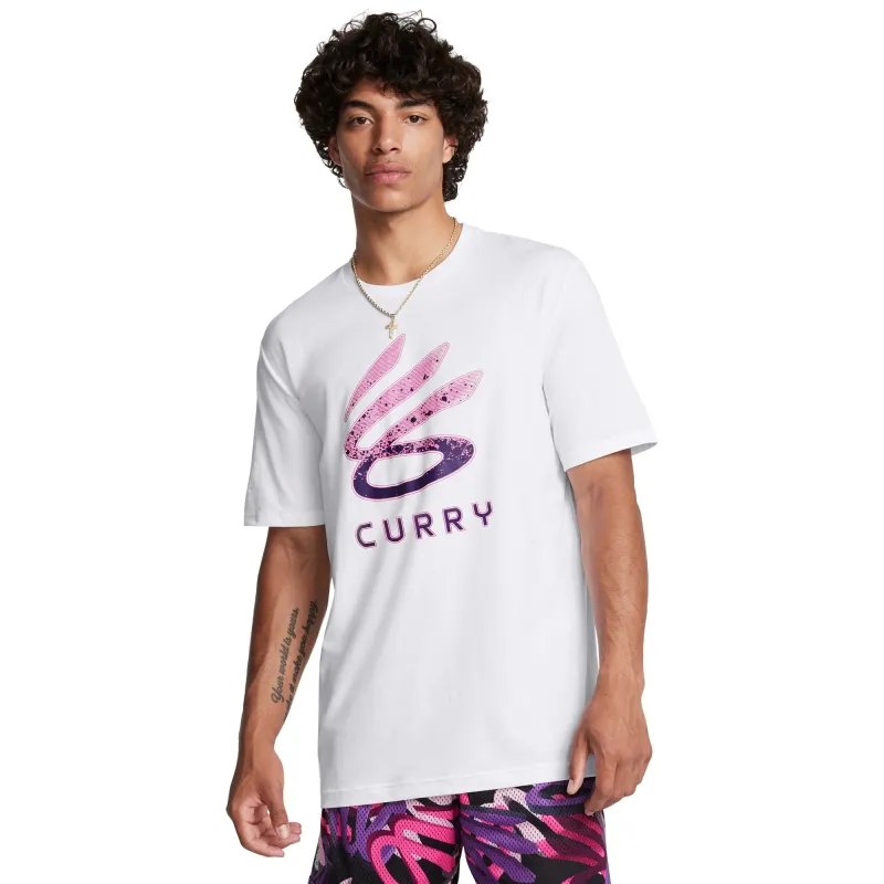 Under Armour Men's Logo Trend Maglia Basketball T-Shirt - White made by Under Armour