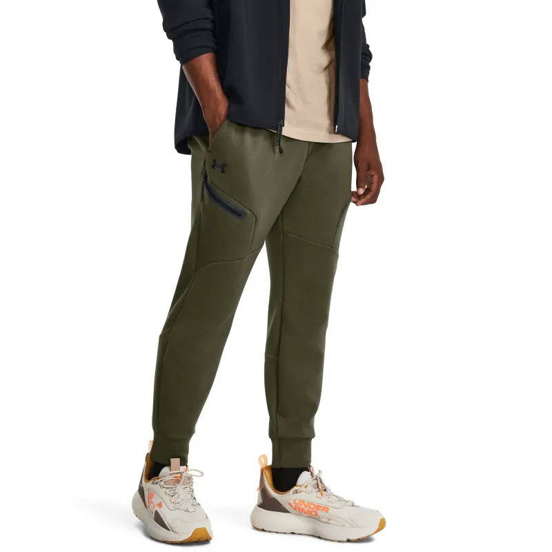 Under Armour Men's Unstoppable Fleece Joggers - Green/Black made by Under Armour