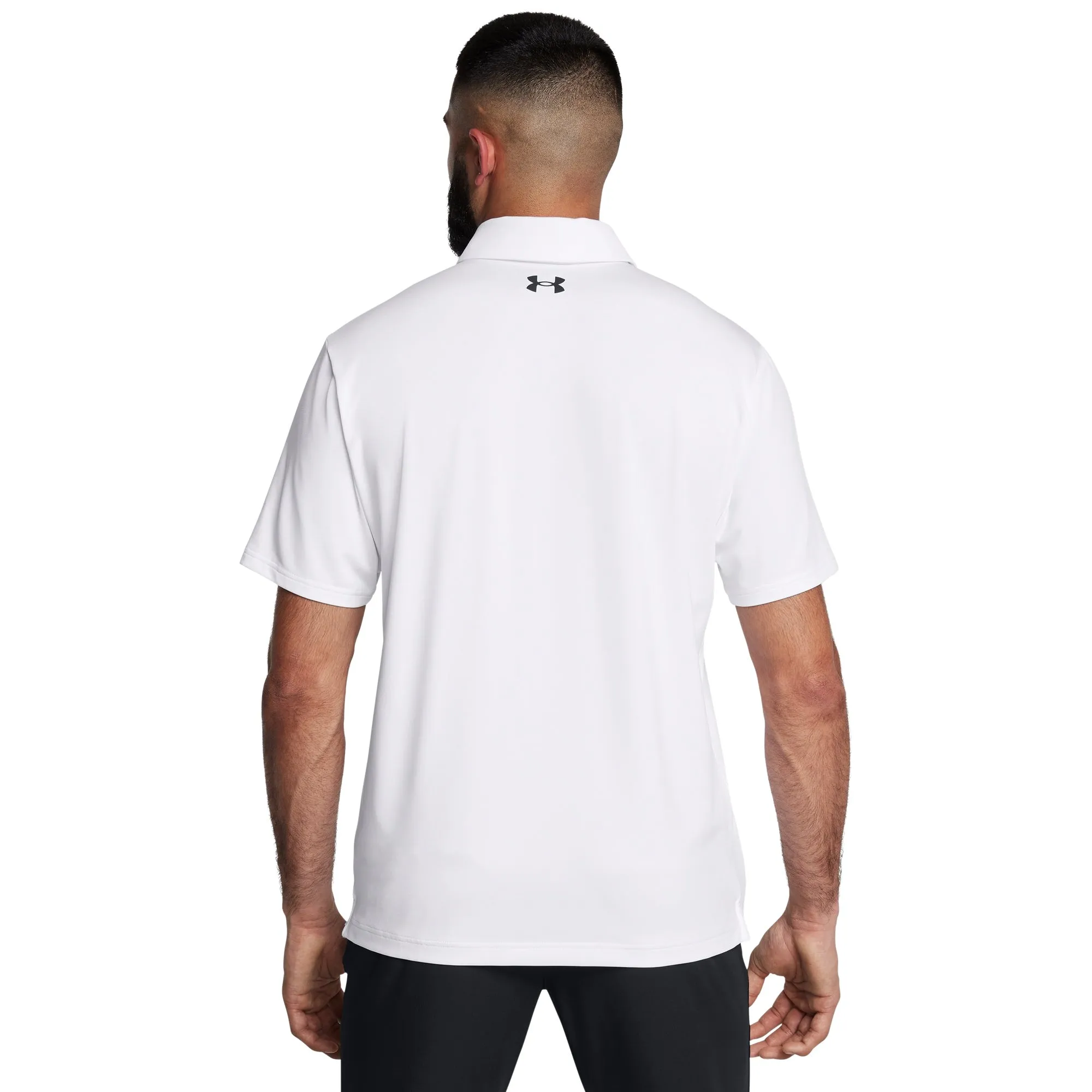 Under Armour Men's Playoff 3.0 Chest Double Stripe Polo Shirt - White sold by Zulily product image thumbnail 2