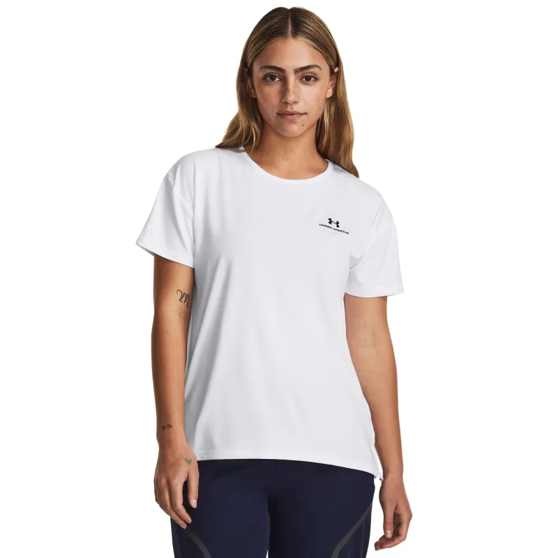 Under Armour Women's Vanish Energy 2.0 Short Sleeve T-Shirt - White/Black made by Under Armour