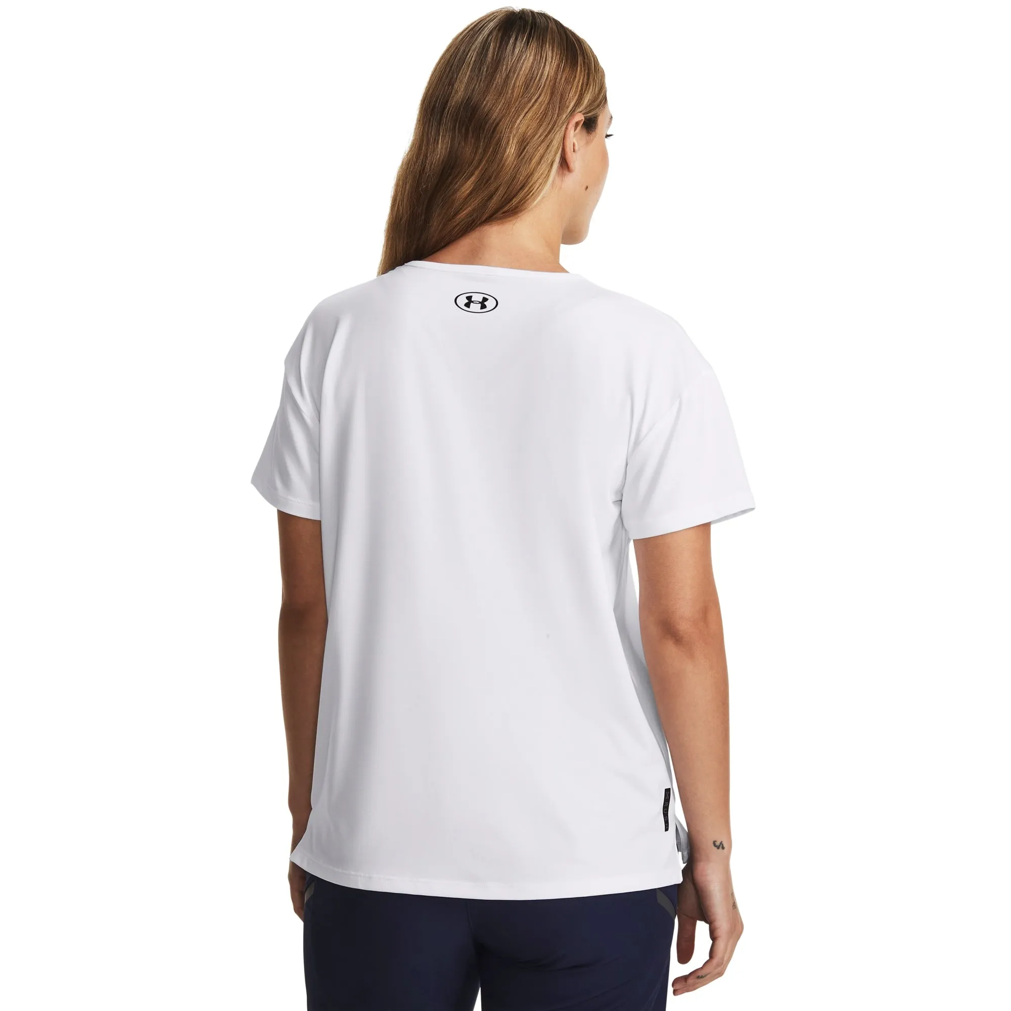 Under Armour Women's Vanish Energy 2.0 Short Sleeve T-Shirt - White/Black sold by Zulily product image thumbnail 2