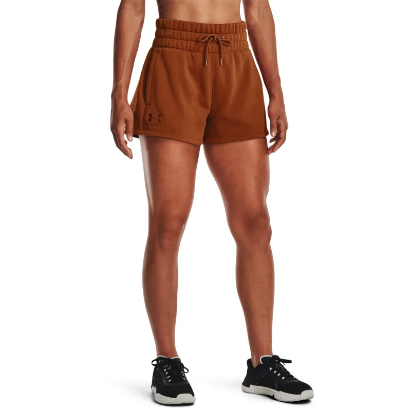 Under Armour Women's Playback Fleece Shorts - Orange made by Under Armour