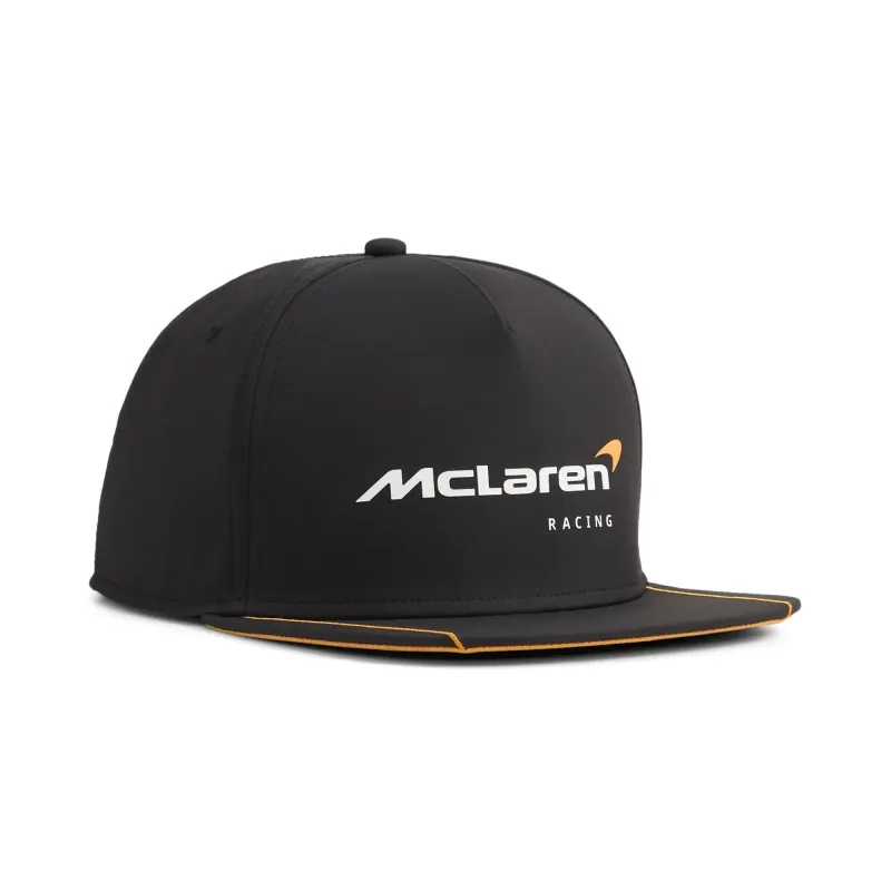 Puma Men's McLaren Flatbrim Cap - Black made by Puma