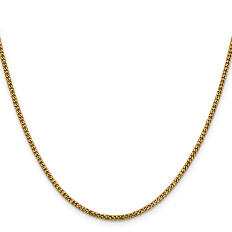 14K Yellow Gold Franco Chain 20-inch made by Zulily