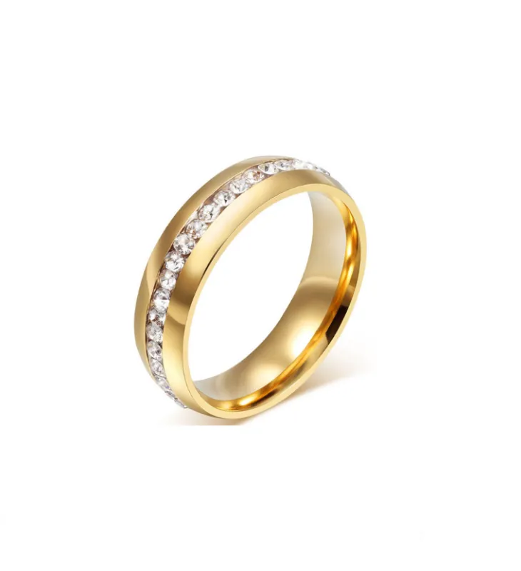 Eva Sky² Goldtone Clear Cubic Zirconia Band Ring made by Zulily