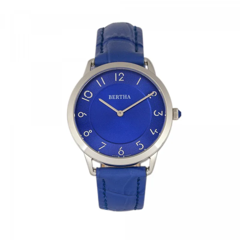 Bertha Abby Swiss Leather-Band Watch made by Zulily