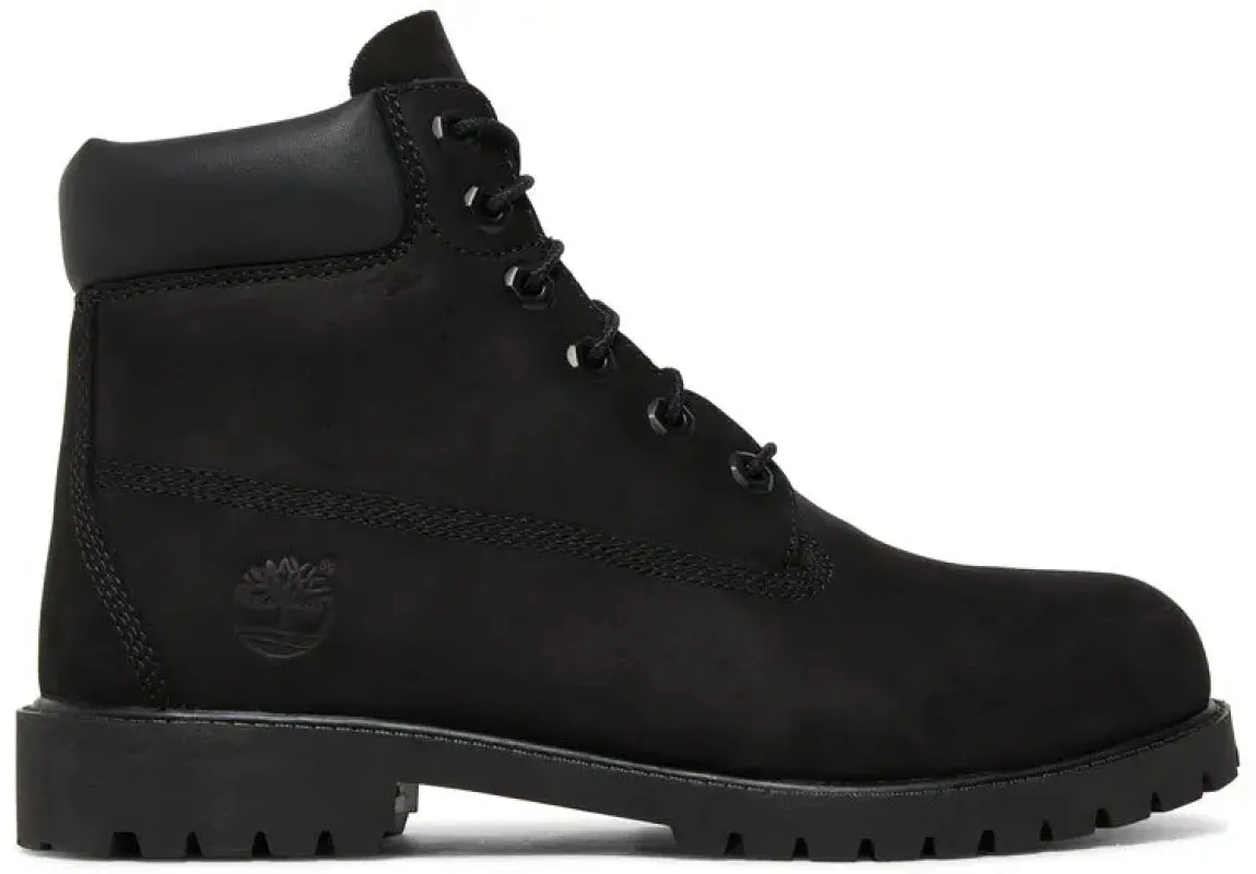 Timberland 6-Inch Men's Boots — Black/Black Leather made by Timberland