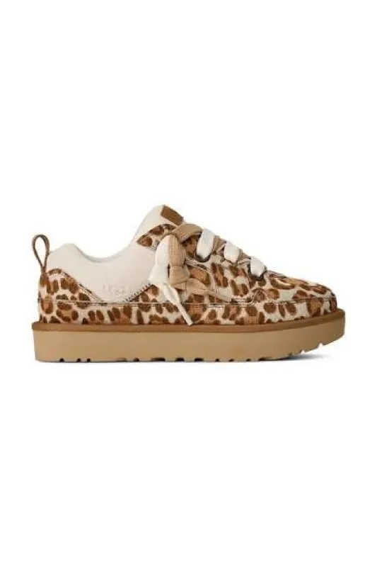 UGG Lowmel Plains Women's Sneakers — Brown/Tan Suede Low-Top made by UGG