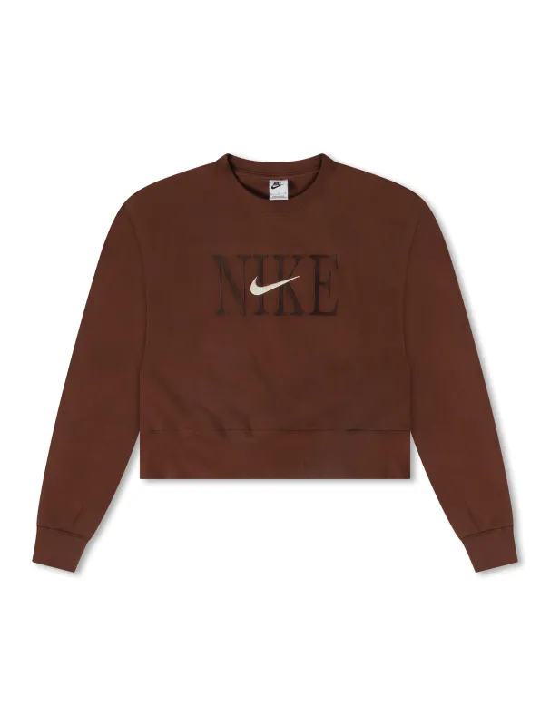 Nike Womens Sportswear Phoenix Fleece - Fauna Brown/Pale Ivory made by Nike