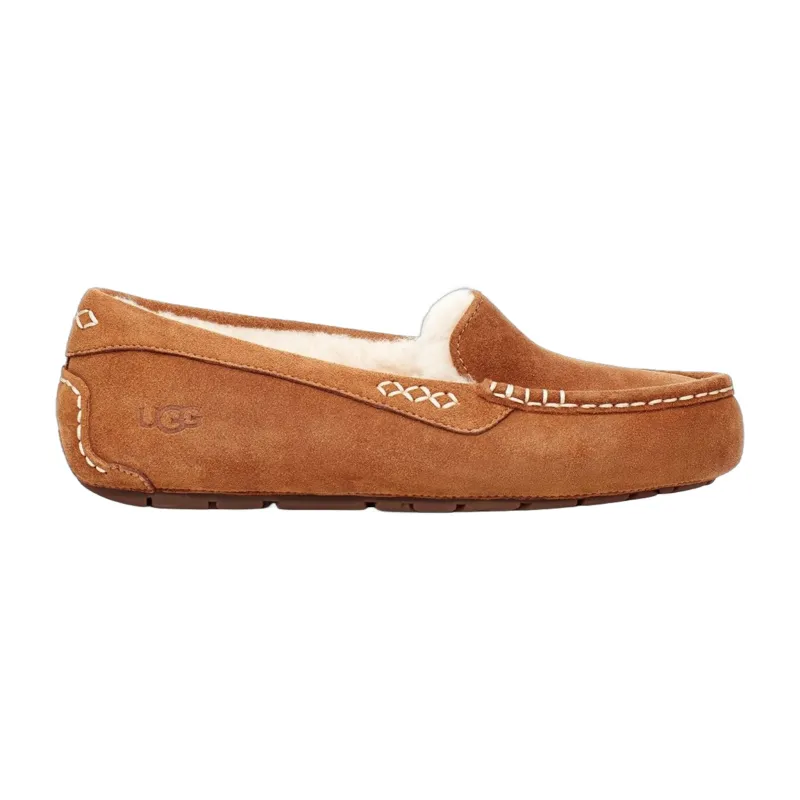 UGG Ansley Wide Womens Slippers — Chestnut Suede made by UGG