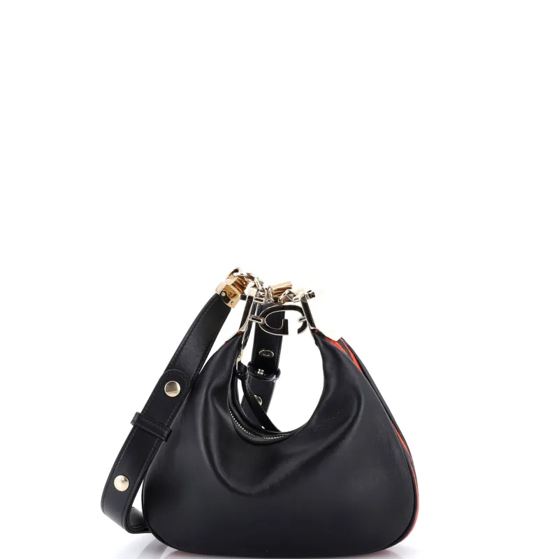 Attache Shoulder Bag Leather Small made by Gucci