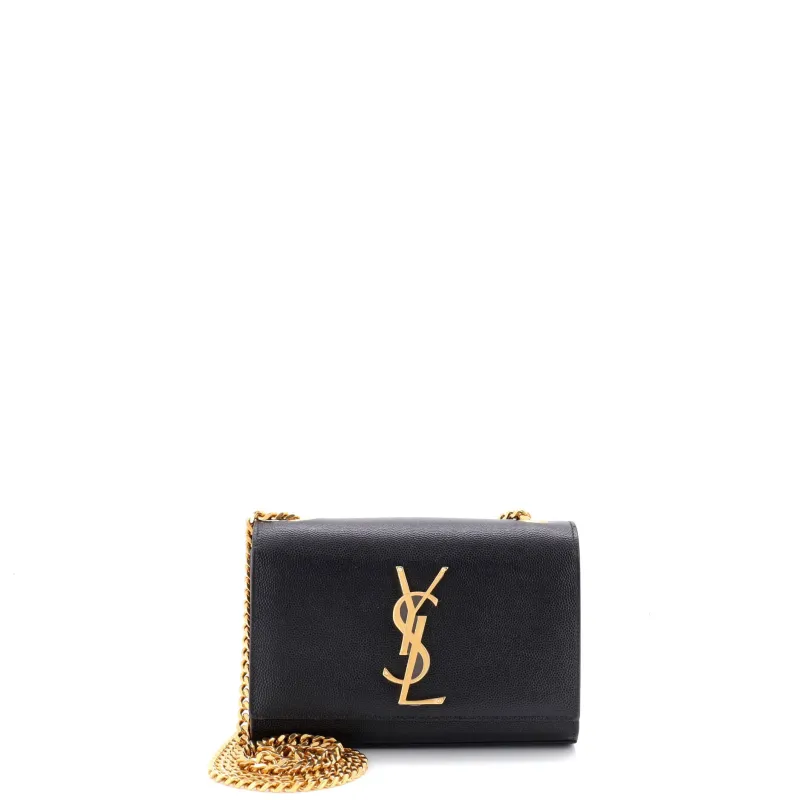 Classic Monogram Crossbody Bag Grainy Leather Small made by Yves Saint Laurent
