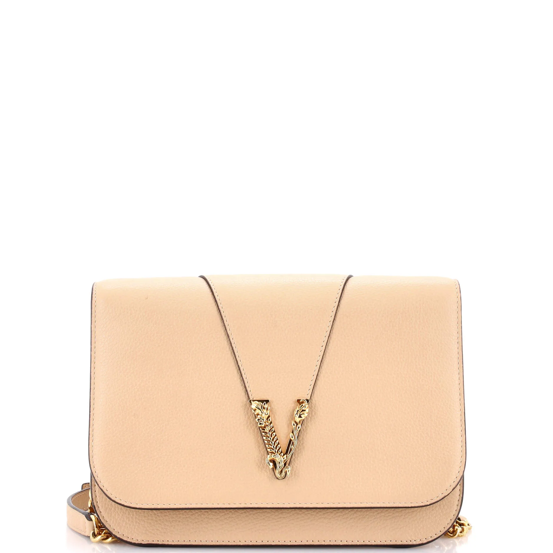 Virtus Chain Flap Shoulder Bag Leather Medium sold by Zulily