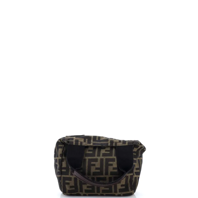 Vintage 1925 Cosmetic Tote Zucca Canvas Mini made by Fendi