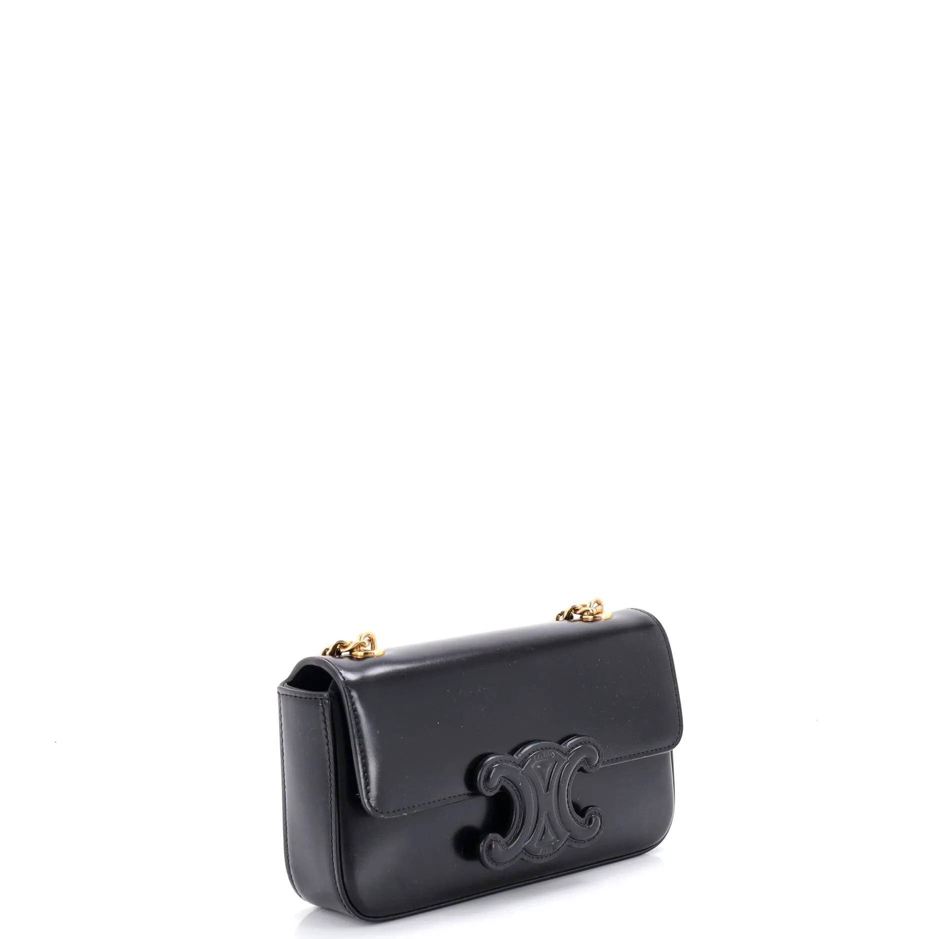Triomphe Chain Shoulder Bag Leather Small sold by Zulily product image thumbnail 2