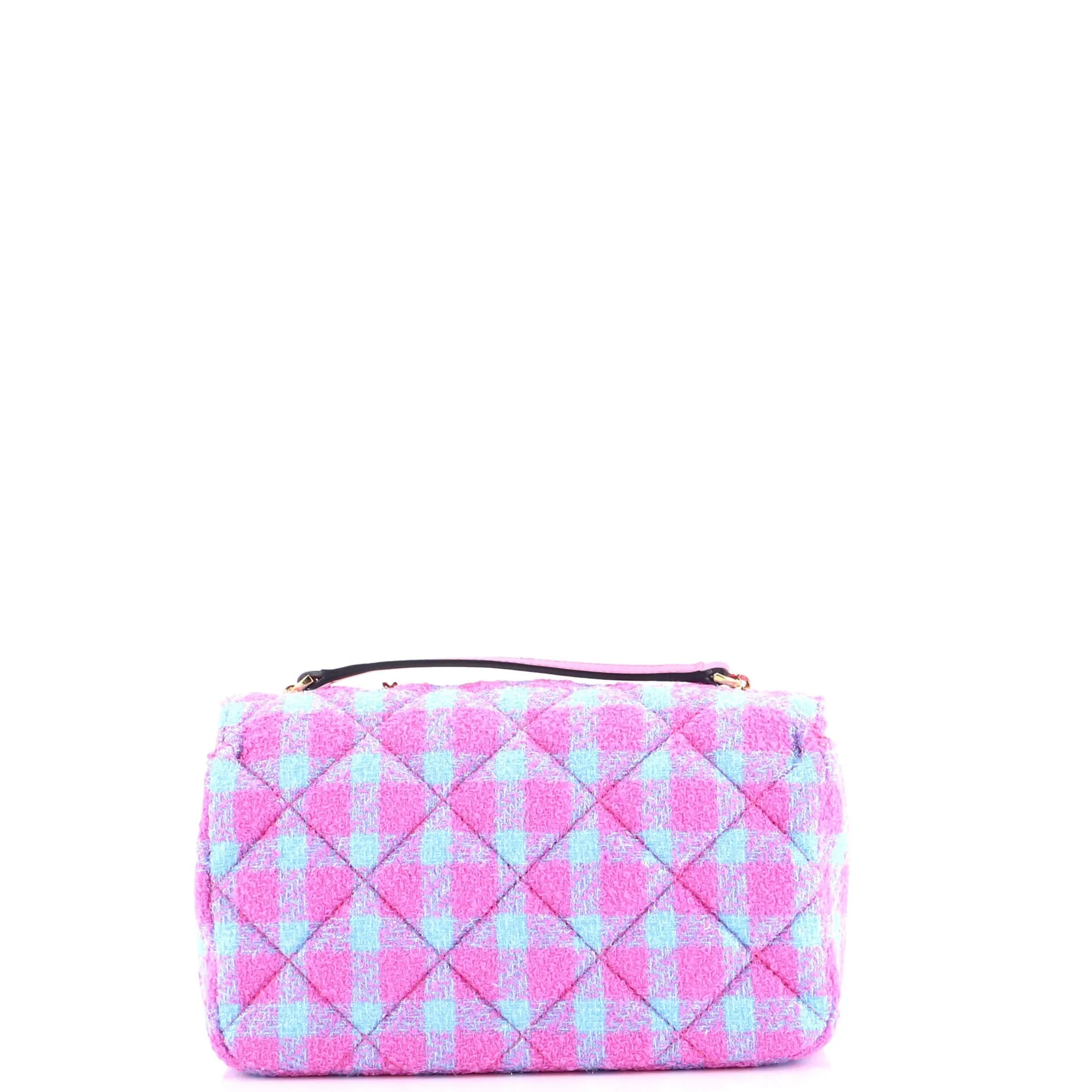 Medusa Icon Chain Flap Bag Quilted Tweed East West sold by Zulily product image thumbnail 3