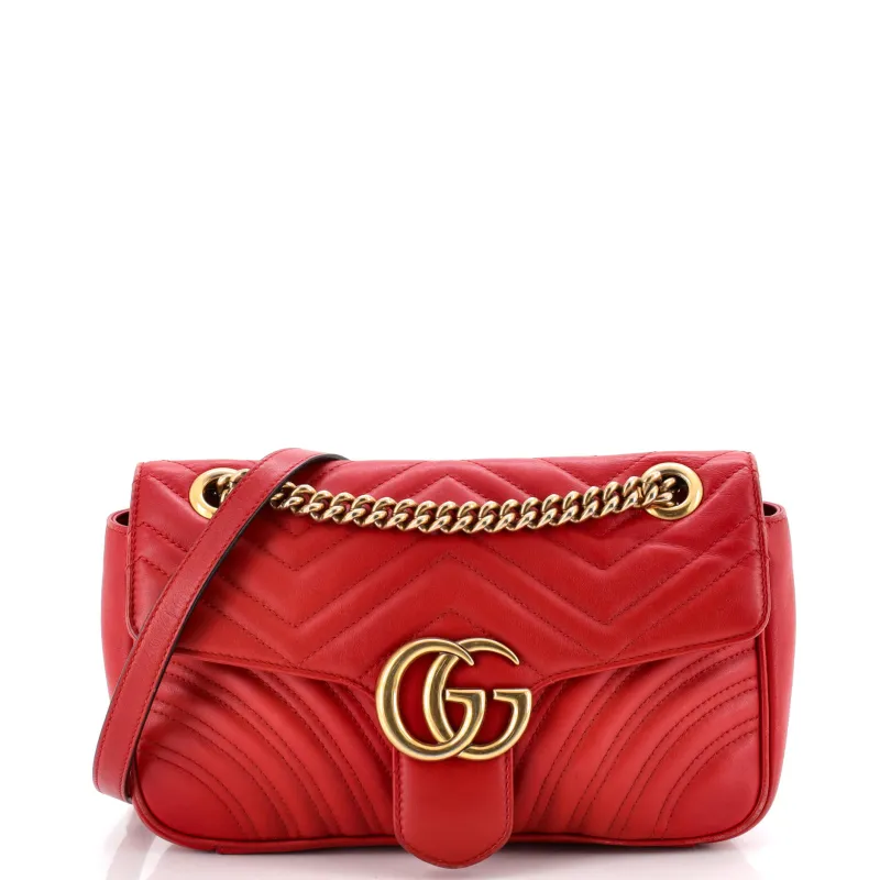 GG Marmont Flap Bag Matelasse Leather Medium made by Gucci