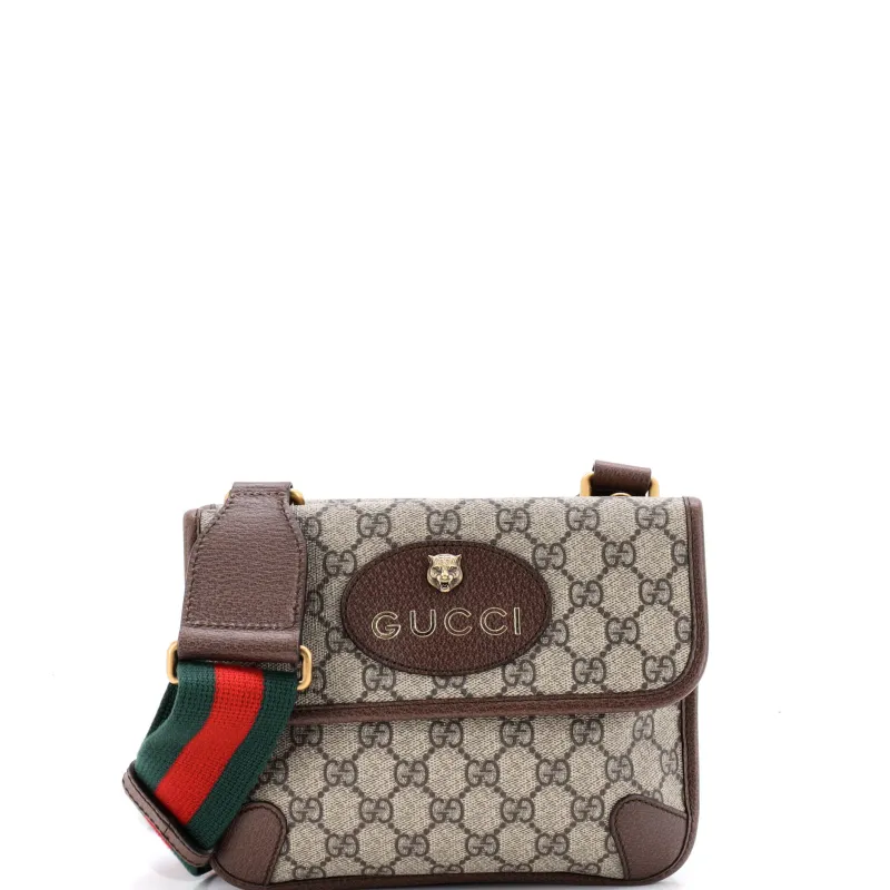 Neo Vintage Flap Messenger GG Coated Canvas Small made by Gucci