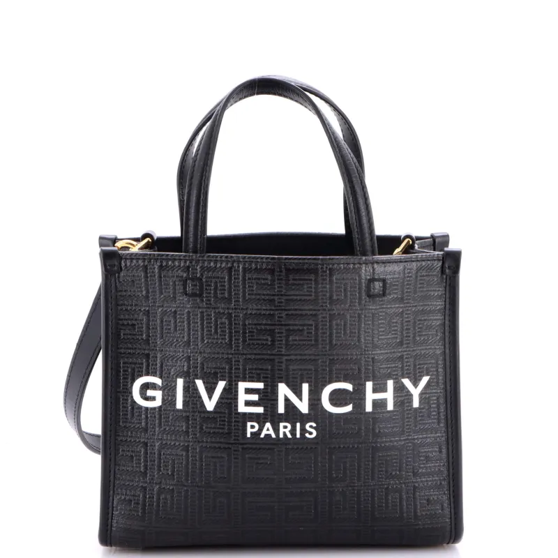 G-Tote 4G Embossed Coated Canvas Mini made by Givenchy
