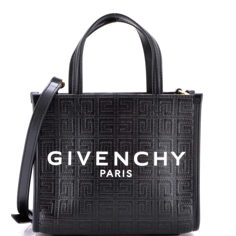 G-Tote 4G Embossed Coated Canvas Mini made by Givenchy
