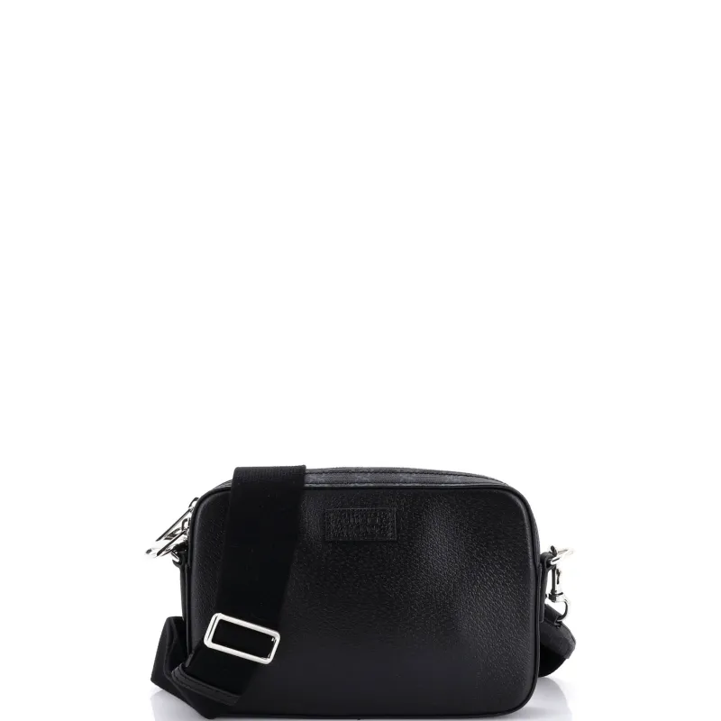 Crossbody Camera Bag Leather and GG Coated Canvas Small made by Gucci