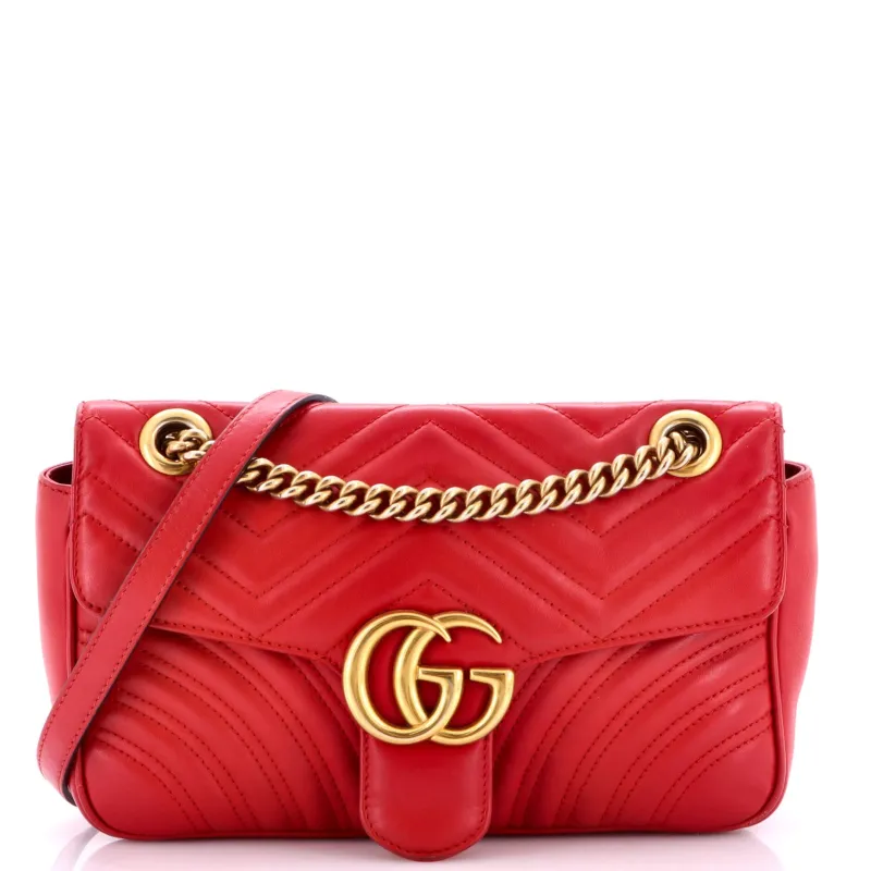 GG Marmont Flap Bag Matelasse Leather Medium made by Gucci